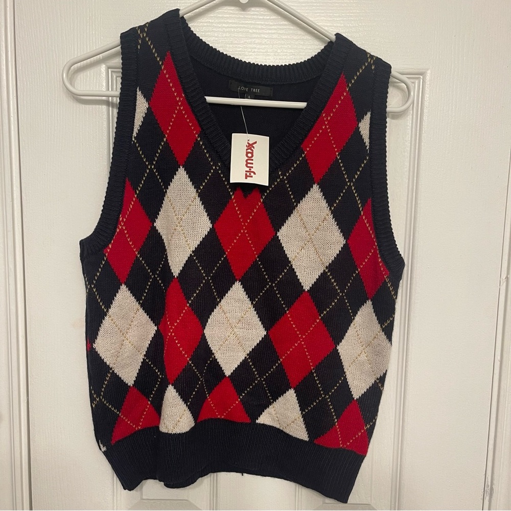 Love Tree Sweater Vest